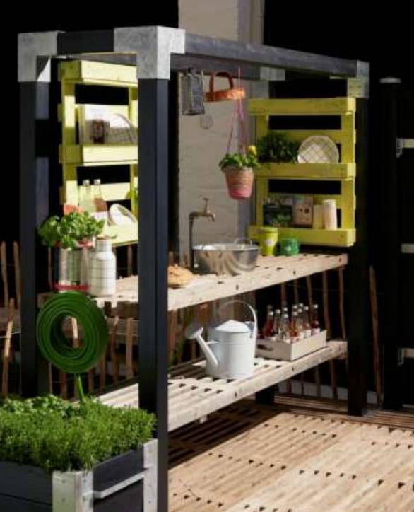 Gartentraeume,Pergola-System,Sitzecke, Gartenmoebel,Trockengestell