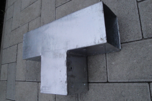Plus Cubic Verlängerungsbeschlag für Pfosten 9x9cm