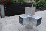 CUBIC Verlängerbeschlag doppelt 7x7